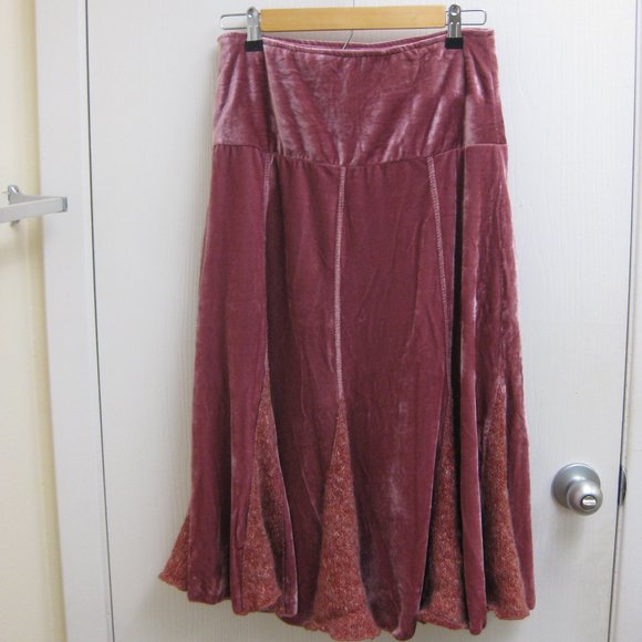 DV DN Skirts Nwot Dv Dn Pink Velvet Skirt S Small Poshmark